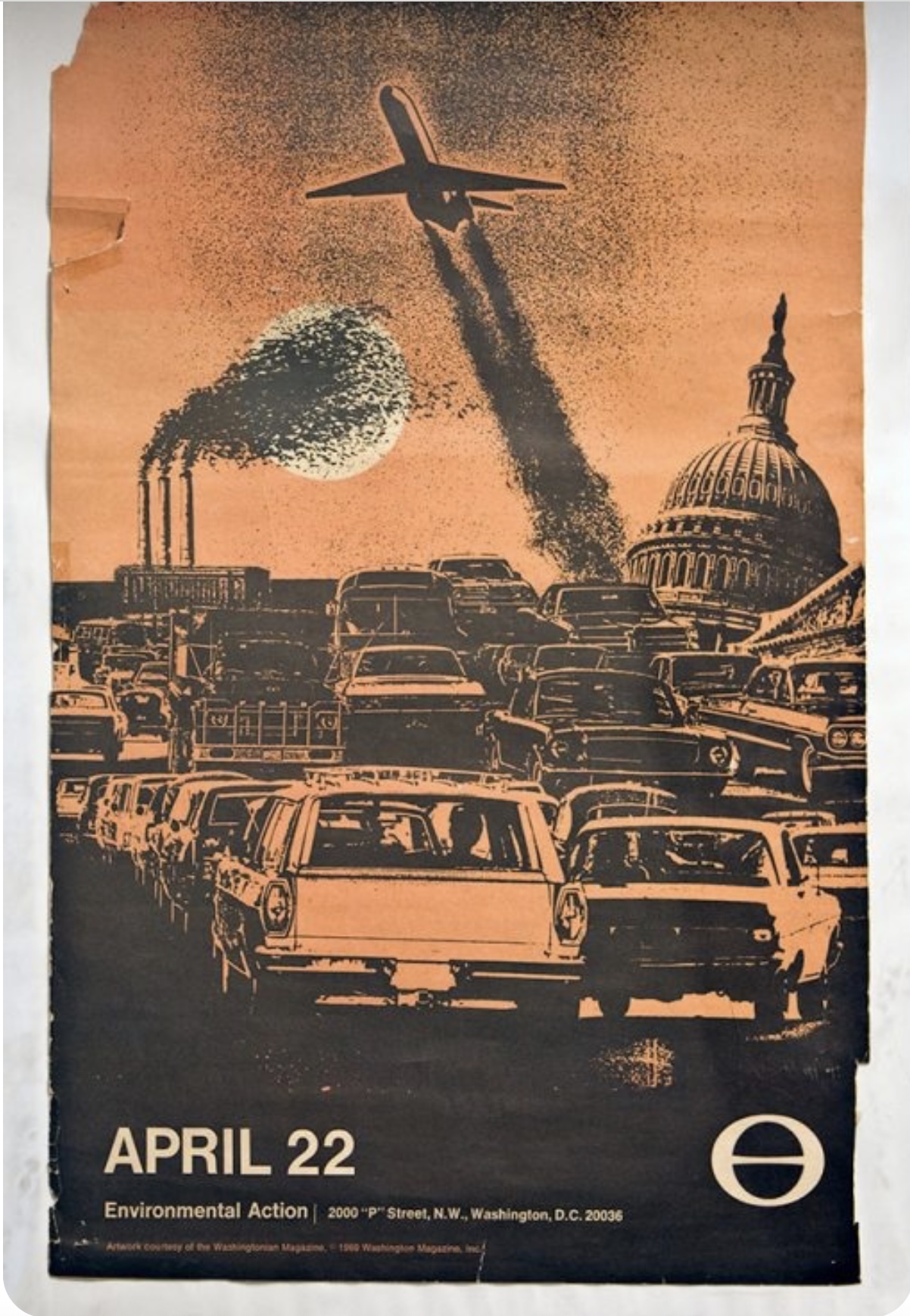 Earth Day vintage poster
